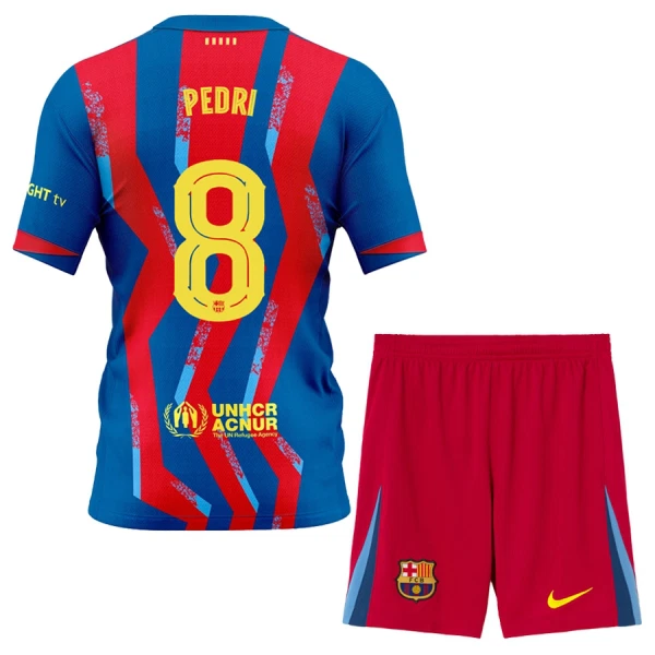 Maglia Barcellona Pedri 8 Bambino Gara Fourth 2025/26
