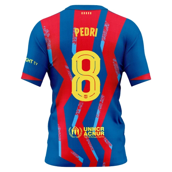 Maglia Barcellona Pedri 8 Bambino Gara Fourth 2025/26