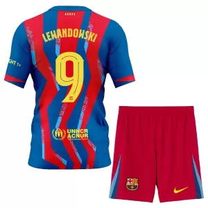 Maglia Barcellona Robert Lewandowski 9 Bambino Gara Fourth 2025/26