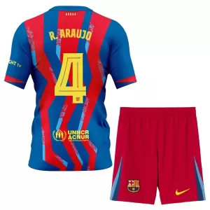 Maglia Barcellona Ronald Araujo 4 Bambino Gara Fourth 2025/26