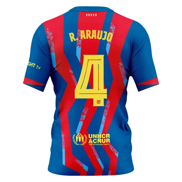 Maglia Barcellona Ronald Araujo 4 Bambino Gara Fourth 2025/26