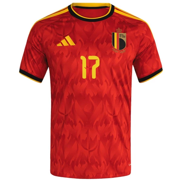 Maglia Belgio De Ketelaere 17 Gara Home Mondiali 2026