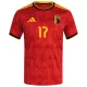 Maglia Belgio De Ketelaere 17 Gara Home Mondiali 2026