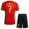 Maglia Belgio Kevin De Bruyne 7 Bambino Gara Home Mondiali 2026