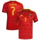Maglia Belgio Kevin De Bruyne 7 Gara Home Mondiali 2026