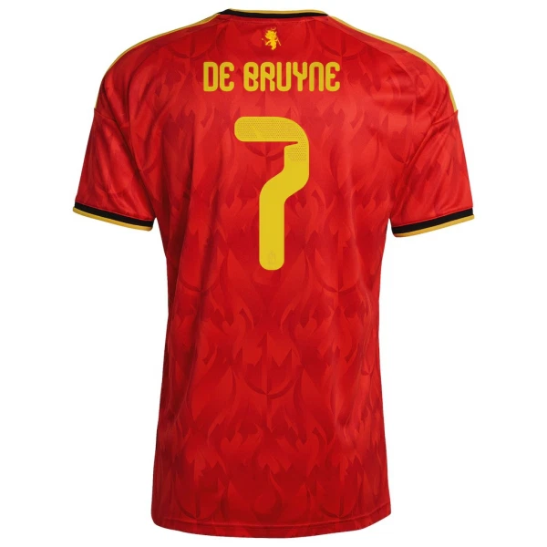 Maglia Belgio Kevin De Bruyne 7 Gara Home Mondiali 2026