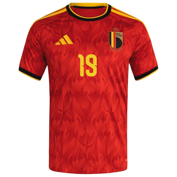 Maglia Belgio Openda 19 Gara Home Mondiali 2026