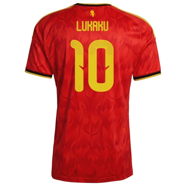 Maglia Belgio Romelu Lukaku 10 Gara Home Mondiali 2026
