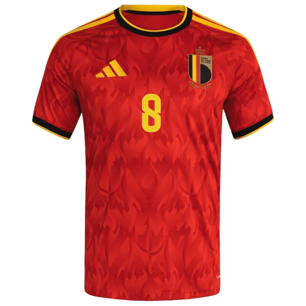 Maglia Belgio Tielemans 8 Gara Home Mondiali 2026