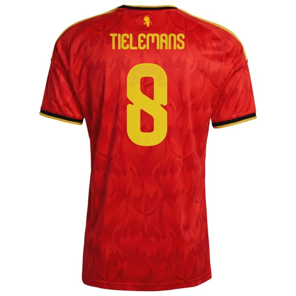 Maglia Belgio Tielemans 8 Gara Home Mondiali 2026