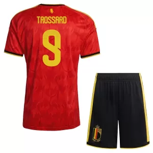 Maglia Belgio Trossard 9 Bambino Gara Home Mondiali 2026