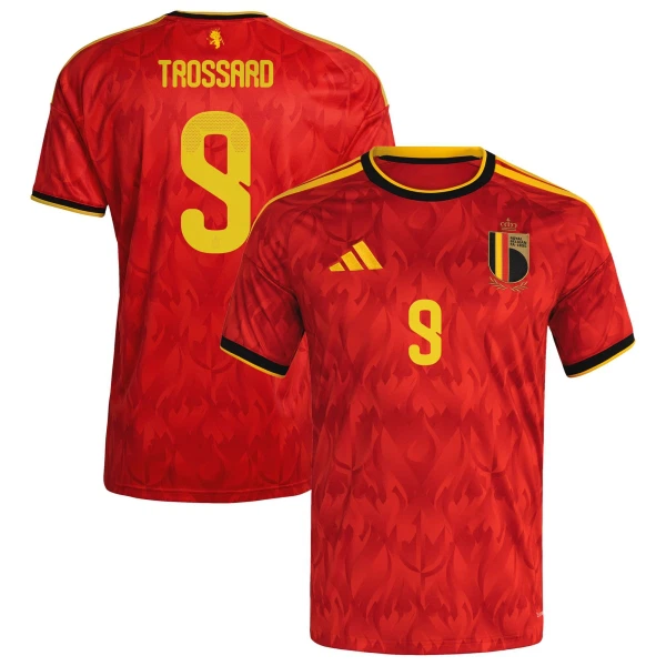 Maglia Belgio Trossard 9 Gara Home Mondiali 2026