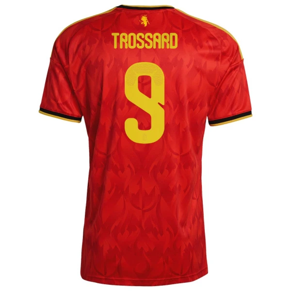 Maglia Belgio Trossard 9 Gara Home Mondiali 2026