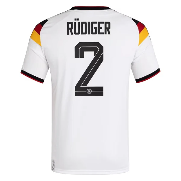 Maglia Germania Antonio Rüdiger 2 Gara Home Mondiali 2026