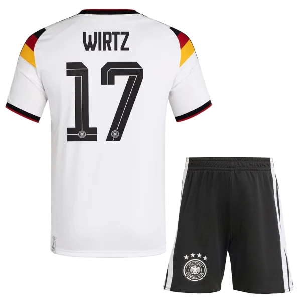 Maglia Germania Florian Wirtz 17 Bambino Gara Home Mondiali 2026