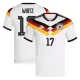 Maglia Germania Florian Wirtz 17 Gara Home Mondiali 2026