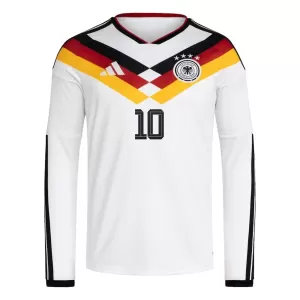 Maglia Germania Jamal Musiala 10 Gara Home Mondiali 2026 Maniche Lunghe