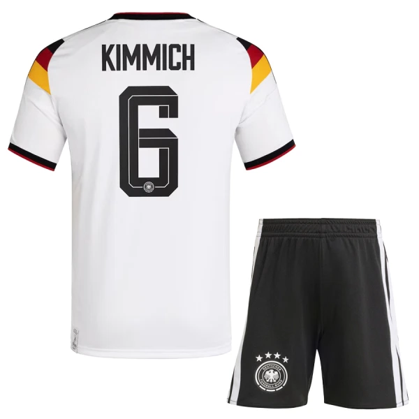 Maglia Germania Joshua Kimmich 6 Bambino Gara Home Mondiali 2026