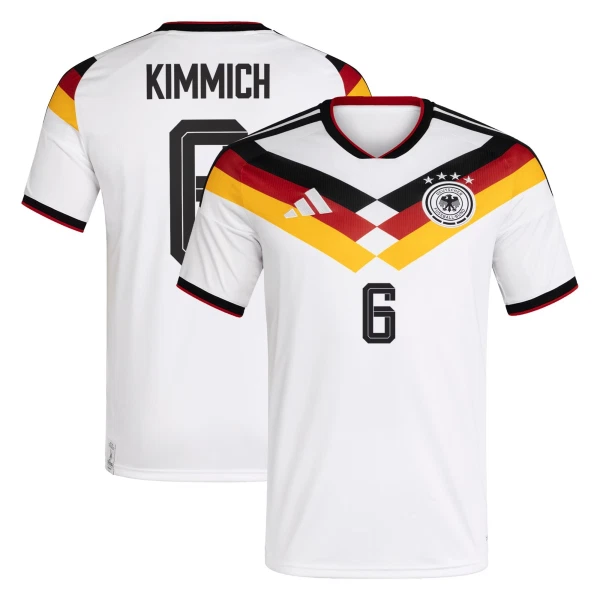 Maglia Germania Joshua Kimmich 6 Gara Home Mondiali 2026
