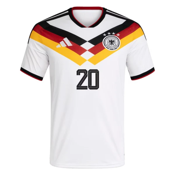 Maglia Germania Serge Gnabry 20 Gara Home Mondiali 2026
