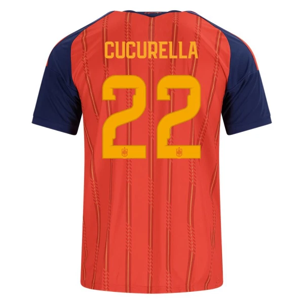 Maglia Spagna Marc Cucurella 22 Gara Home Mondiali 2026