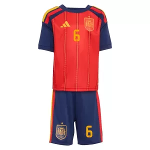 Maglia Spagna Merino 6 Bambino Gara Home Mondiali 2026