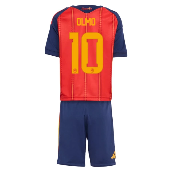 Maglia Spagna Olmo 10 Bambino Gara Home Mondiali 2026