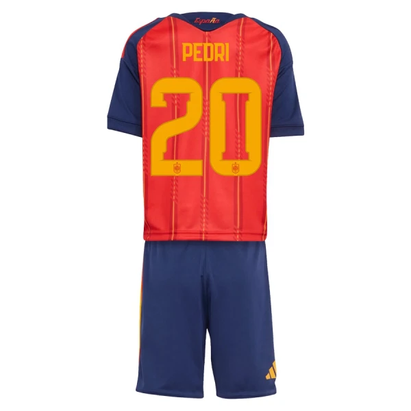 Maglia Spagna Pedri 20 Bambino Gara Home Mondiali 2026