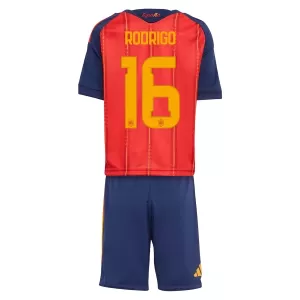 Maglia Spagna Rodrigo Hernández 16 Bambino Gara Home Mondiali 2026