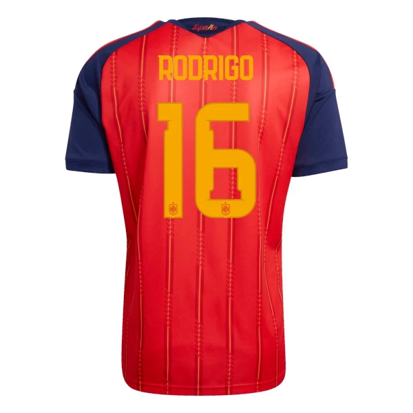 Maglia Spagna Rodrigo Hernández 16 Gara Home Mondiali 2026