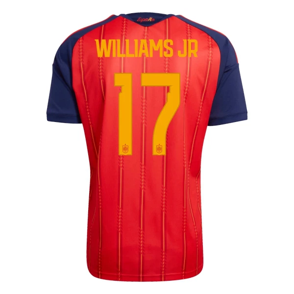 Maglia Spagna Williams JR 17 Gara Home Mondiali 2026
