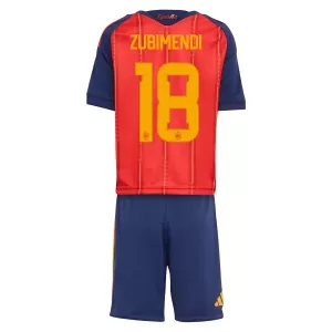 Maglia Spagna ZUBIMENDI 18 Bambino Gara Home Mondiali 2026