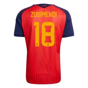 Maglia Spagna ZUBIMENDI 18 Gara Home Mondiali 2026