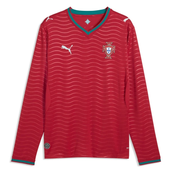 Maglia Portogallo Gara Home Mondiali 2026 Maniche Lunghe