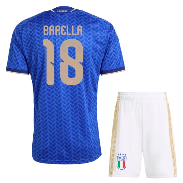 Maglia Italia Barella 18 Bambino Gara Home Mondiali 2026
