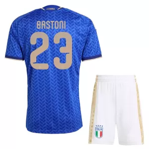 Maglia Italia Bastoni 23 Bambino Gara Home Mondiali 2026
