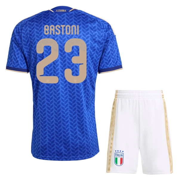 Maglia Italia Bastoni 23 Bambino Gara Home Mondiali 2026