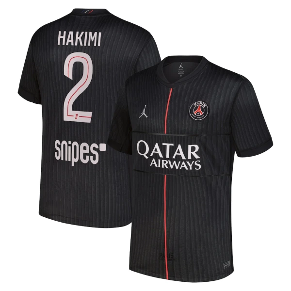 Maglia Paris Saint-Germain Achraf Hakimi 2 Gara Fourth Jordan 2025/26