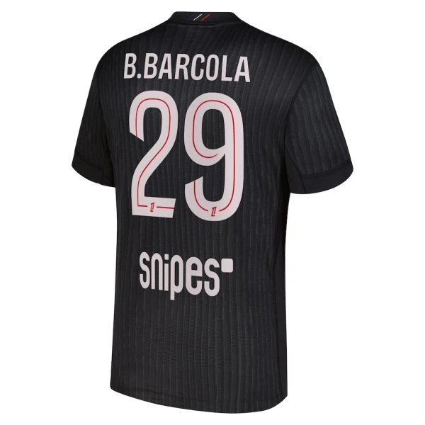Maglia Paris Saint-Germain B. Barcola 29 Gara Fourth Jordan 2025/26
