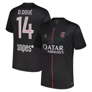 Maglia Paris Saint-Germain D. Doue 14 Gara Fourth Jordan 2025/26