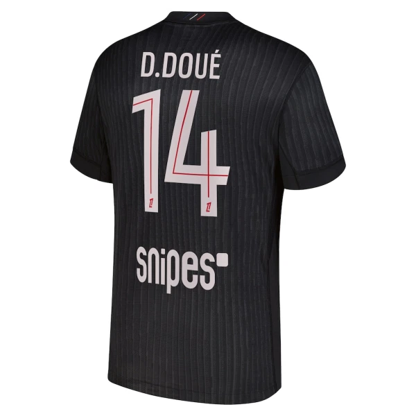 Maglia Paris Saint-Germain D. Doue 14 Gara Fourth Jordan 2025/26