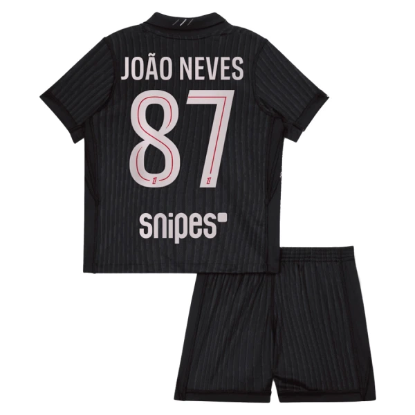 Maglia Paris Saint-Germain Joao Neves 87 Bambino Gara Fourth Jordan 2025/26