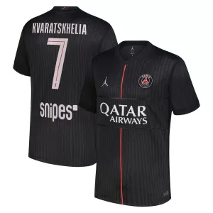 Maglia Paris Saint-Germain Kvaratskhelia 7 Gara Fourth Jordan 2025/26