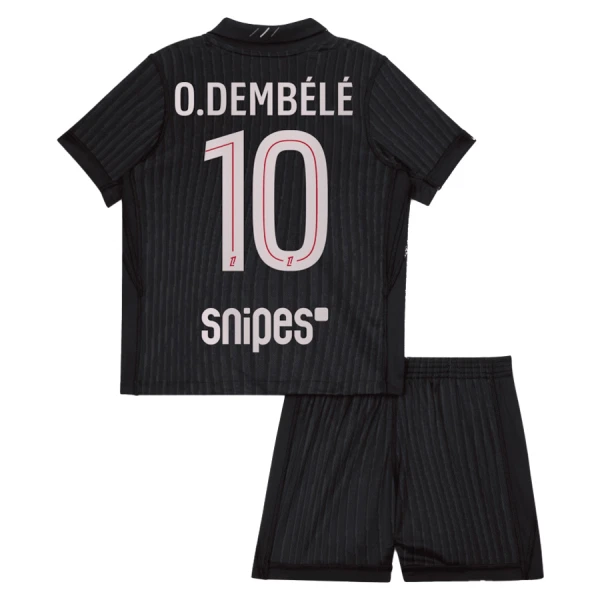 Maglia Paris Saint-Germain Ousmane Dembélé 10 Bambino Gara Fourth Jordan 2025/26