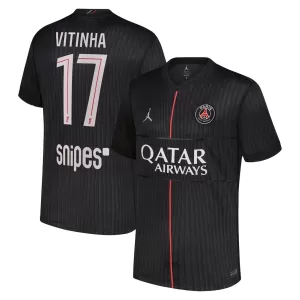 Maglia Paris Saint-Germain Vitinha 17 Gara Fourth Jordan 2025/26