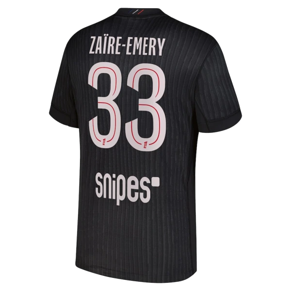 Maglia Paris Saint-Germain Zaire-Emery 33 Gara Fourth Jordan 2025/26