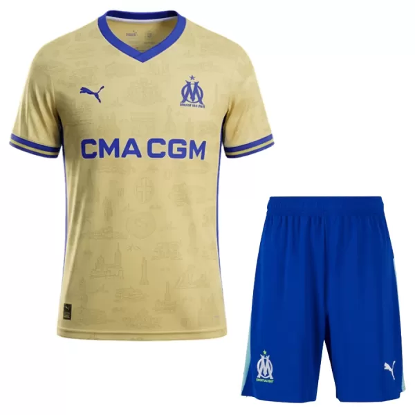 Maglia Olympique Marsiglia Bambino Gara Fourth 2025/26