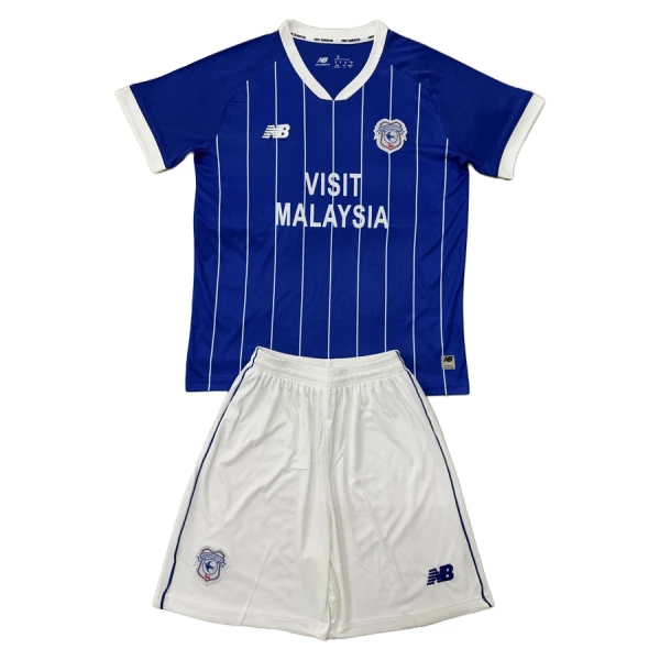 Maglia Cardiff City Bambino Gara Home 2025/26