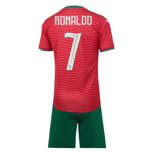 Maglia Portogallo Cristiano Ronaldo 7 Bambino Gara Home Mondiali 2026