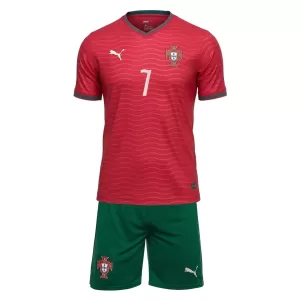 Maglia Portogallo Cristiano Ronaldo 7 Bambino Gara Home Mondiali 2026